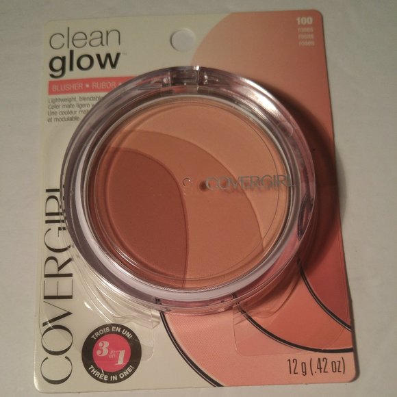 Covergirl  Clean Glow Roses Blusher 3in1  #100 - Picture 1 of 3